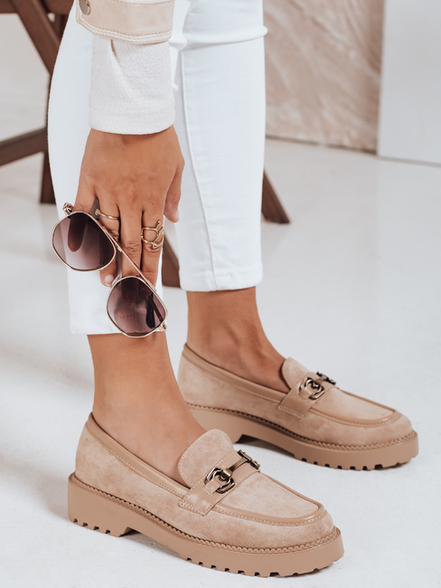 Buty damskie beżowe Dstreet ZY1064