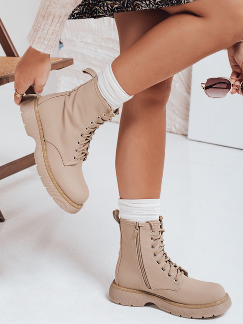 Botki damskie MOONSTONE khaki Dstreet ZY0369