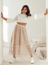 Spódniczka PASTELLA beżowa Dstreet CY0422