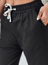 Spodnie damskie casualowe wide leg BOHO DAY czarne Dstreet UY2647