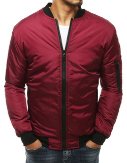 Kurtka męska bomber jacket bordowa Dstreet TX3406_1