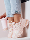 Sneakersy damskie na grubszej podeszwie SOFTLACE różowe Dstreet ZY0656