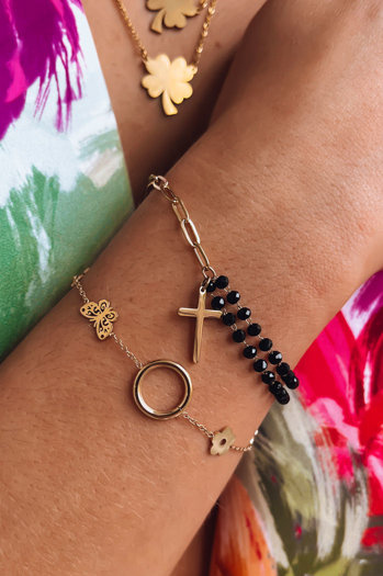 Bransoletka HESSA złota Dstreet LY0104