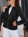 Bluza damska z kapturem czarna Dstreet BY1556
