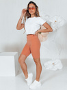 Spodenki damskie LOVIFIT pomarańczowe Dstreet SY0431