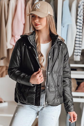 Kurtka przejściowa damska pikowana MARISSIA czarna Dstreet TY4853