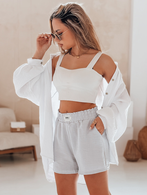 Spodenki damskie OWN STYLE szare Dstreet SY0454