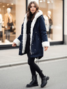 Kurtka zimowa damska parka STARBURST granatowa Dstreet TY4764
