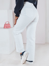 Spodnie damskie jeansowe baggy LUXEFLOW białe Dstreet UY2365
