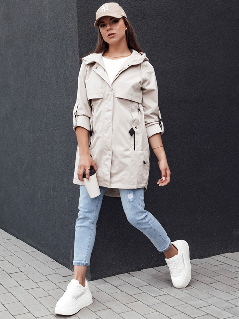 Kurtka przejściowa damska parka STYLE QUEEN szara Dstreet TY4394