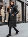Kurtka damska przejściowa ORVITA pikowana z kapturem czarna Dstreet TY5024z