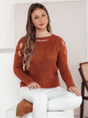 Sweter damski SLITARIA rudy Dstreet MY2413