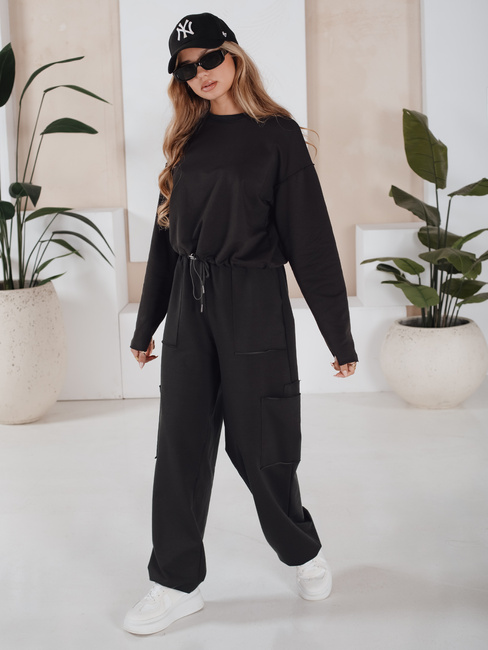 Komplet dresowy damski CHARM czarny Dstreet AY0957