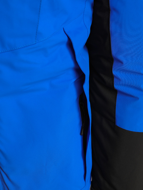 Kurtka męska zimowa z kapturem niebieska Dstreet TX5122