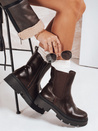 Botki damskie brązowe Dstreet ZY1208