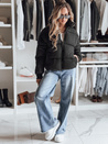 Kurtka damska zimowa krótka pikowana VIBEGIRL czarna Dstreet TY4948