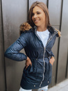 Kurtka zimowa damska parka SANAH granatowa Dstreet TY2888