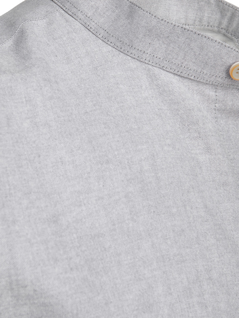 Koszula męska z krótkim rękawem szara Dstreet KX1049