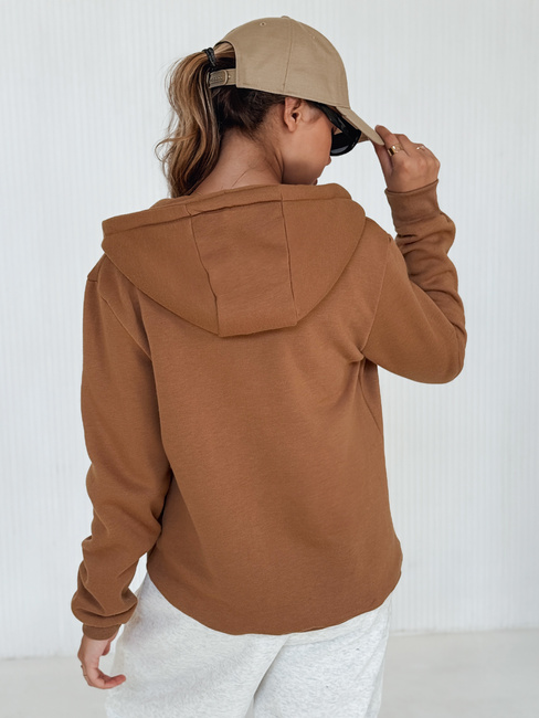 Bluza damska VICTORIA brązowa BY1396