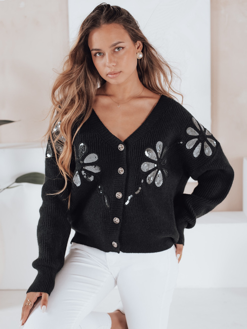 Damski kardigan KERINDA czarny Dstreet MY2502