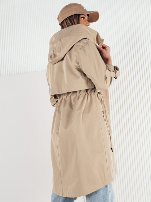 Kurtka przejściowa damska parka kamelowa NOCITO Dstreet TY4202