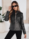 Kurtka skórzana damska czarna Dstreet TY5202