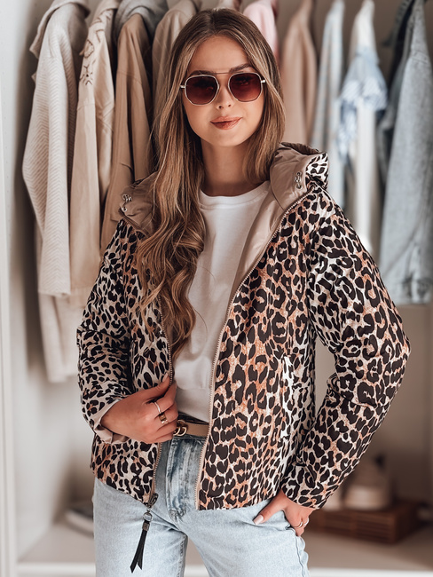 Kurtka przejściowa damska dwustronna ZIBERKA beżowa Dstreet TY4870