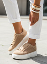 Sneakersy damskie beżowe Dstreet ZY1373