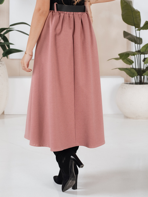 Spódnica midi damska różowa Dstreet CY0476