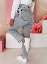 Spodnie damskie jeansowe mom fit MERTINE niebieskie Dstreet UY2503_2