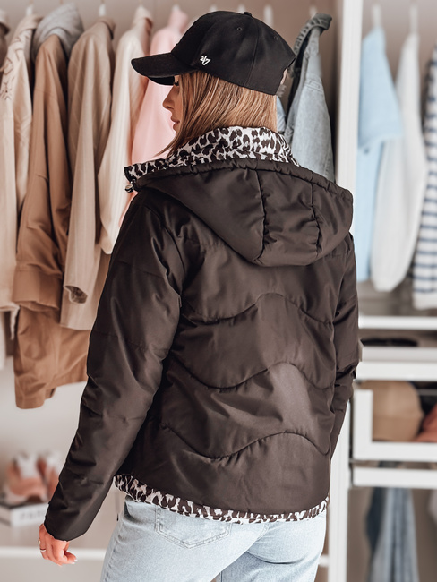 Kurtka przejściowa damska dwustronna ZIBERKA czarna Dstreet TY4868