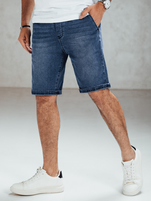 Spodenki męskie denim look niebieskie Dstreet SX2502