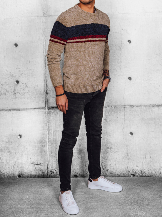 Sweter męski beżowy Dstreet WX2179