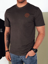 Koszulka męska z nadrukiem ciemnoszara Dstreet RX5416