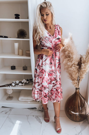 Sukienka MADAM biała Dstreet EY1808z