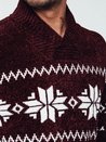 Sweter męski bordowy Dstreet WX2271