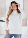 Sweter damski półgolf biały Dstreet MY2531