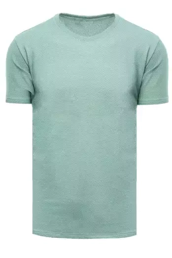 T-shirt męski we wzory jasnozielony Dstreet RX4924