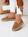 Espadryle damskie JUDANA kamelowe Dstreet ZY0639