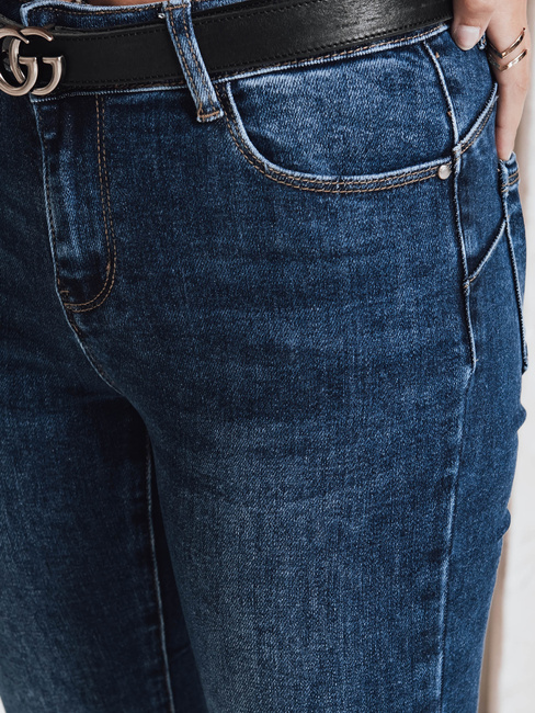 Spodnie damskie jeansowe BEVINO ciemnoniebieskie Dstreet UY2200