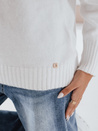 Sweter damski półgolf biały Dstreet MY2531