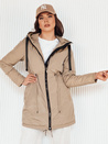 Kurtka przejściowa damska parka VERCHA beżowa Dstreet TY4261