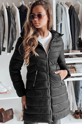 Kurtka damska pikowana CLOUDY czarna Dstreet TY3980