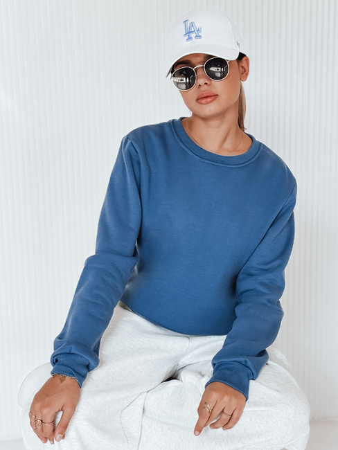 Bluza damska FASHION II jasnoniebieska Dstreet BY0163