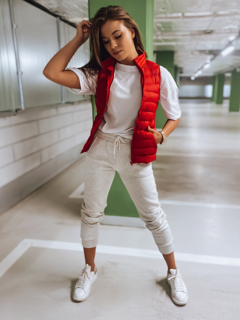 Kamizelka damska ROSILA bordowa Dstreet TY3001