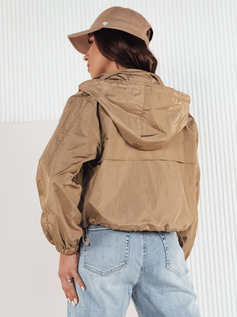 Kurtka przejściowa damska z kapturem GRAUS beżowa Dstreet TY4221