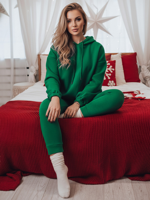 Komplet damski dresowy KSENIIA PREMIUM zielony Dstreet AY1111