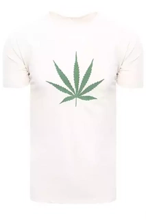 T-shirt męski ecru Dstreet RX4948