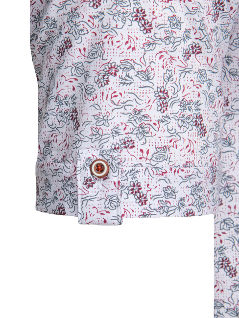 Koszula męska z krótkim rękawem biała Dstreet KX1060