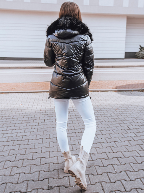 Kurtka zimowa damska pikowana PAGET czarna Dstreet TY2401